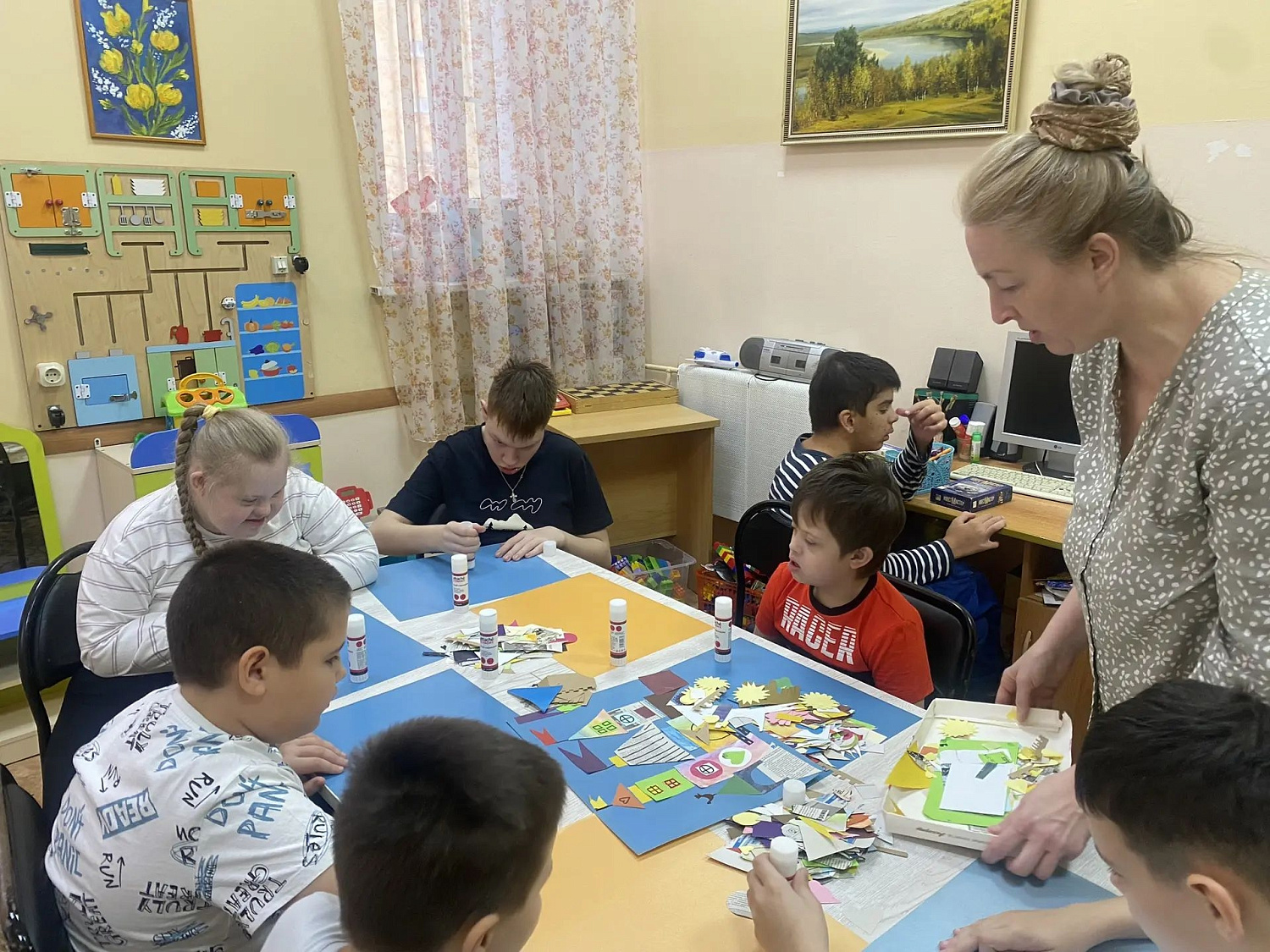 Создаём коллаж «Волшебный город»